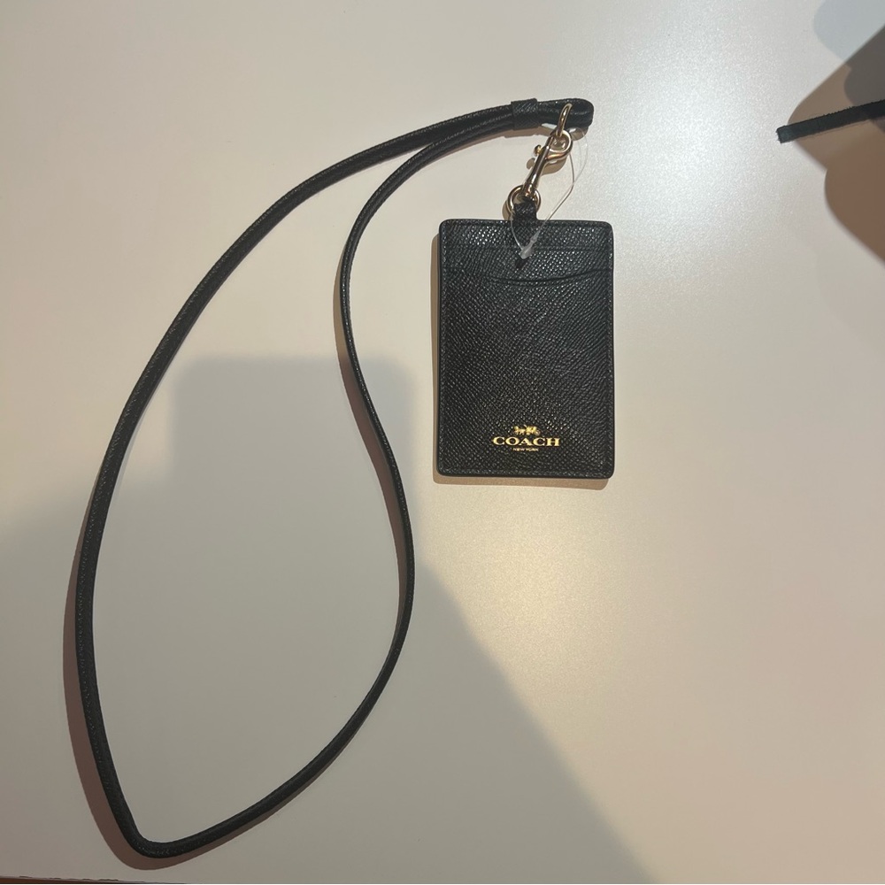 Coach Lanyard Card Holder